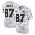 Elroe LV.Raiders #87 Michael Mayer Player Arctic Camo Salute To Service Limited Game Stitched Jerseys