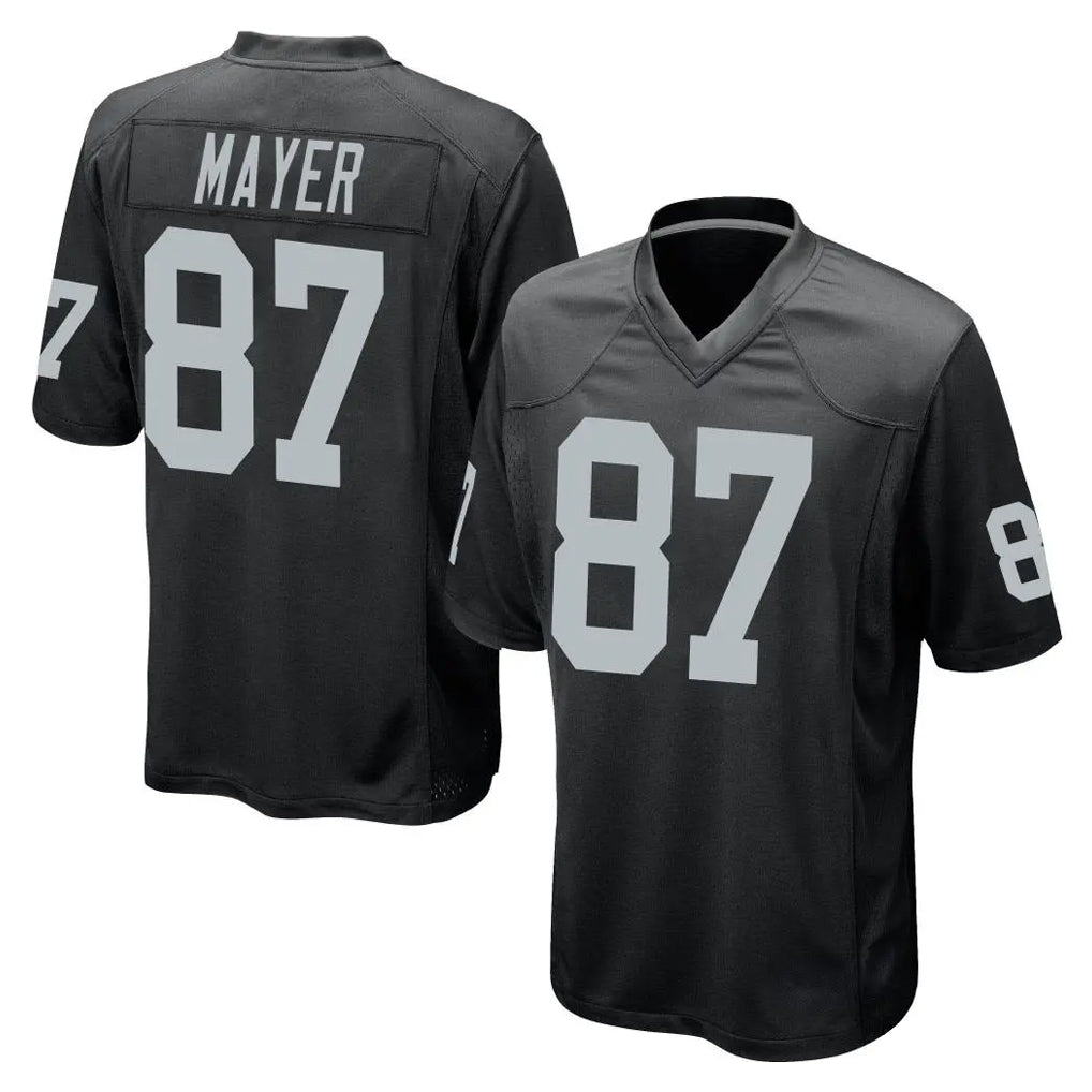 Elroe LV.Raiders #87 Michael Mayer Player Black Home Game Stitched Jerseys