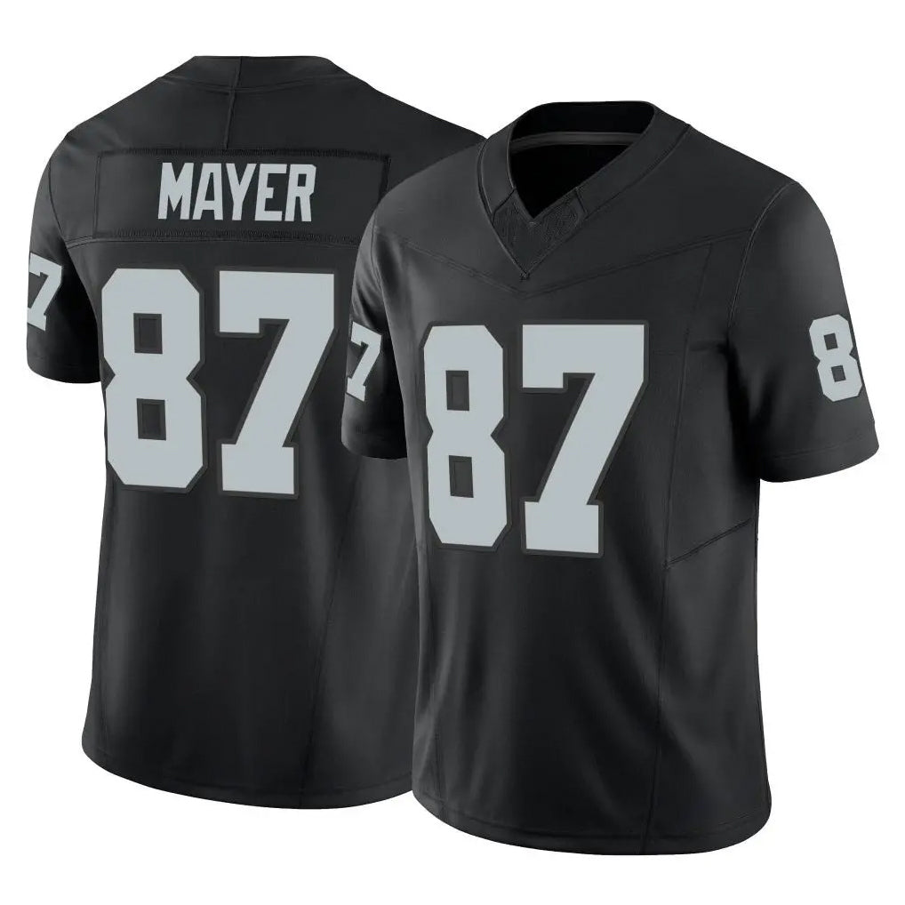 Elroe LV.Raiders #87 Michael Mayer Player Black Limited Vapor F.U.S.E. Home Game Stitched Jerseys
