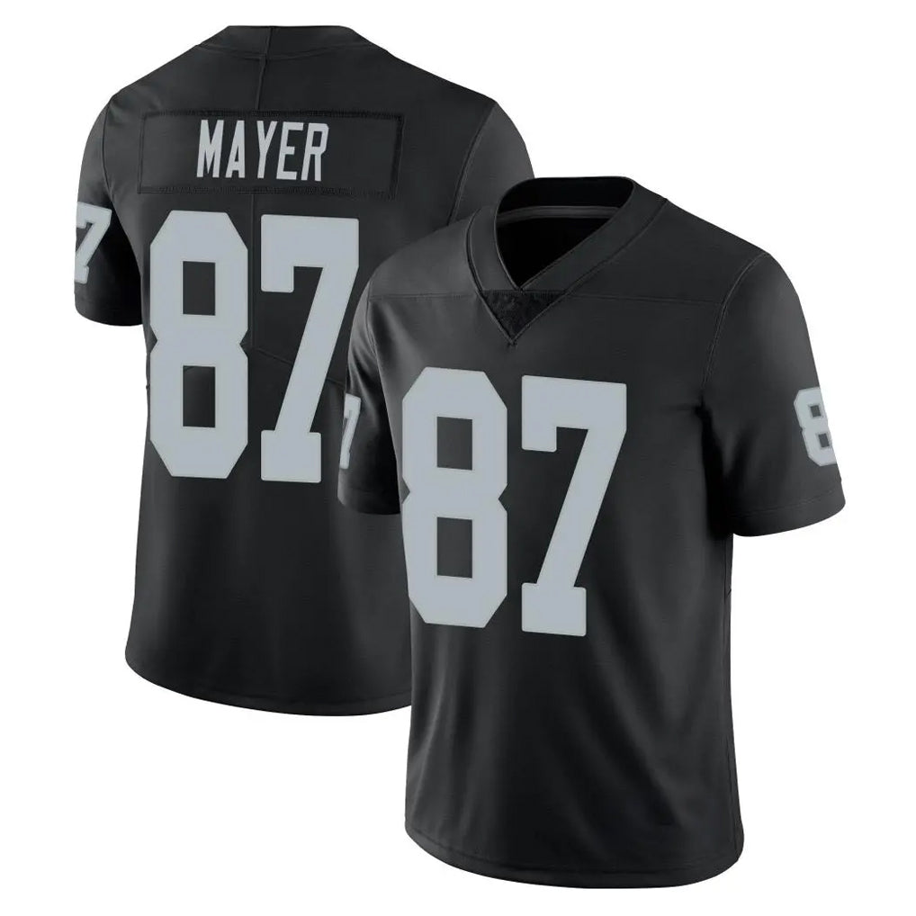 Elroe LV.Raiders #87 Michael Mayer Player Black Limited Vapor Untouchable Home Game Stitched Jerseys