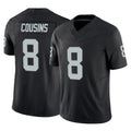 Elroe LV.Raiders #8 Kirk Cousins Player Black Limited Vapor F.U.S.E. Home Game Stitched Jerseys