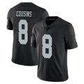 Elroe LV.Raiders #8 Kirk Cousins Player Black Limited Vapor Untouchable Home Game Stitched Jerseys