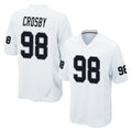 Elroe LV.Raiders #98 Maxx Crosby Player White Home Game Stitched Jerseys