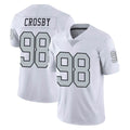 Elroe LV.Raiders #98 Maxx Crosby Player White Limited Color Rush Home Game Stitched Jerseys