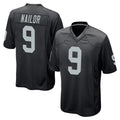 Elroe LV.Raiders #9 Jalen Nailor Player Black Home Game Stitched Jerseys