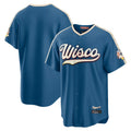 Elroe M.Brewers Blank Player Blue 2026 City Connect Home Game Stitched Jerseys