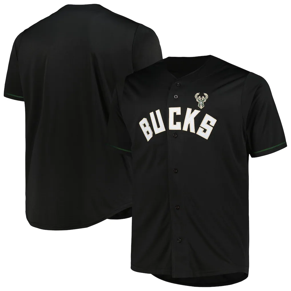 Elroe M.Bucks Profile Black Big & Tall Pop Jerseys