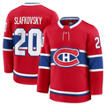 Elroe M.Canadiens #20 Juraj Slafkovsky Red Premium Jerseys