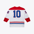 Elroe M.Canadiens #10 Guy Lafleur Mitchell & Ness White 1971 Power Play Jerseys