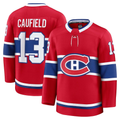 Elroe M.Canadiens #13 Cole Caufield Red Home Premium Jerseys