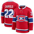 Elroe M.Canadiens #22 Cole Caufield Red Home Premium Jerseys