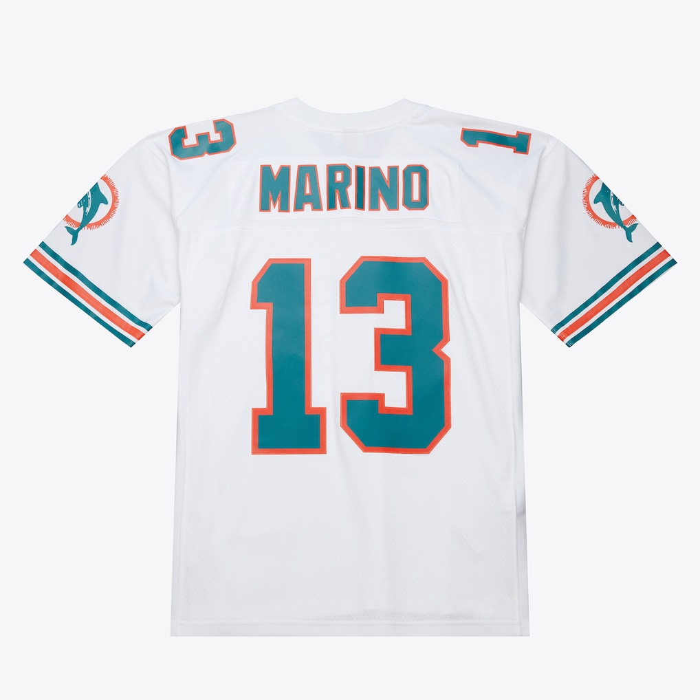 Elroe M.Dolphins #13 Dan Marino Mitchell & Ness White 1994 Legacy Replica Jersey Stitched Puhic Game Jerseys