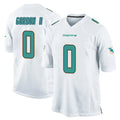 Elroe M.Dolphins #0 Ollie Gordon II Player White Home Game Stitched Jerseys