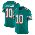 Elroe M.Dolphins #10 Jacob Rodriguez Player Aqua Limited Alternate Vapor Untouchable Home Game Stitched Jerseys