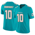 Elroe M.Dolphins #10 Jacob Rodriguez Player Aqua Limited Vapor F.U.S.E. Home Game Stitched Jerseys