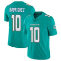 Elroe M.Dolphins #10 Jacob Rodriguez Player Aqua Limited Vapor Untouchable Home Game Stitched Jerseys