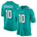 Elroe M.Dolphins #10 Jacob Rodriguez Player Aqua Team Color Home Game Stitched Jerseys