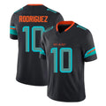 Elroe M.Dolphins #10 Jacob Rodriguez Player Black Limited Pitch Rivalries Collection Home Game Stitched Jerseys