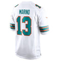 Elroe M.Dolphins #13 Dan Marino White Retired Player Jersey American Stitched Jersey