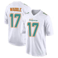 Elroe M.Dolphins #17 Jaylen Waddle Player White Fashion Game Stitched Jerseys