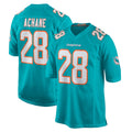 Elroe M.Dolphins #28 De'Von Achane Player Aqua Home Game Stitched Jerseys