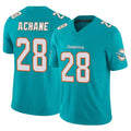 Elroe M.Dolphins #28 De'Von Achane Player Aqua Limited Vapor F.U.S.E. Home Game Stitched Jerseys