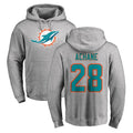 Elroe M.Dolphins #28 De'Von Achane Player Gray LOGO Pullover Hoodies Limited Stitched Jerseys