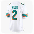 Elroe M.Dolphins #2 Malik Willis Player White Limited Home Game Stitched Jerseys