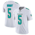 Elroe M.Dolphins #5 Jaylen Wright Player White Limited Vapor Untouchable Home Game Stitched Jerseys