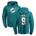 Elroe M.Dolphins #9 Joshua Uche Player Aqua LOGO Pullover Hoodies Limited Stitched Jerseys