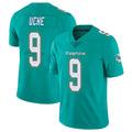 Elroe M.Dolphins #9 Joshua Uche Player Aqua Limited Vapor Untouchable Home Game Stitched Jerseys
