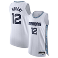 Elroe M.Grizzlies #12 Ja Morant White 2025-2026 Authentic Stitched Jerseys- City Edition