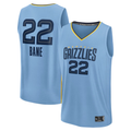 Elroe M.Grizzlies #22 Desmond Bane Light Blue Fast Break Replica Player Stitched Jerseys- Statement Edition