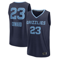 Elroe M.Grizzlies #23 Cedric Coward Navy Draft First Round Pick Fast Break Replica Stitched Jerseys- Icon Edition