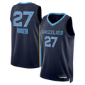 Elroe M.Grizzlies #27 Cameron Boozer Navy 2026 Draft Swingman Stitched Jerseys- Icon Edition
