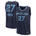 Elroe M.Grizzlies #27 Cameron Boozer Navy Draft First Round Pick Fast Break Stitched Jerseys- Icon Edition