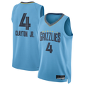 Elroe M.Grizzlies #4 Walter Clayton Jr. Light Blue Swingman Stitched Jerseys- Statement Edition