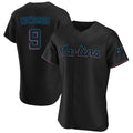Elroe M.Marlins #9 Xavier Edwards Player Black Home Limited Elite Stitched Jerseys