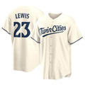 Elroe M.Twins #23 Royce Lewis Player Cream Game Limited Home Stitched Jerseys