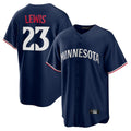 Elroe M.Twins #23 Royce Lewis Player Navy Replica Alternate Home Stitched Jerseys