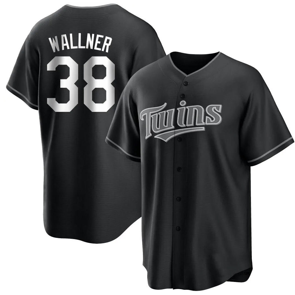 Elroe M.Twins #38 Matt Wallner Player Black Home Game Stitched Jerseys