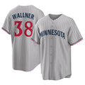 Elroe M.Twins #38 Matt Wallner Player Gray Game Limited Home Stitched Jerseys