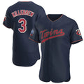 Elroe M.Twins #3 Harmon Killebrew Player Navy 60th Home Limited Elite Stitched Jerseys
