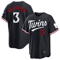 Elroe M.Twins #3 Harmon Killebrew Player Navy Home Game Stitched Jerseys