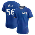 Elroe M.Twins #56 Josh Bell Player Royal City Connect Limited Elite Home Stitched Jerseys