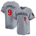 Elroe M.Twins #9 Trevor Larnach Player Gray Home Limited Stitched Jerseys