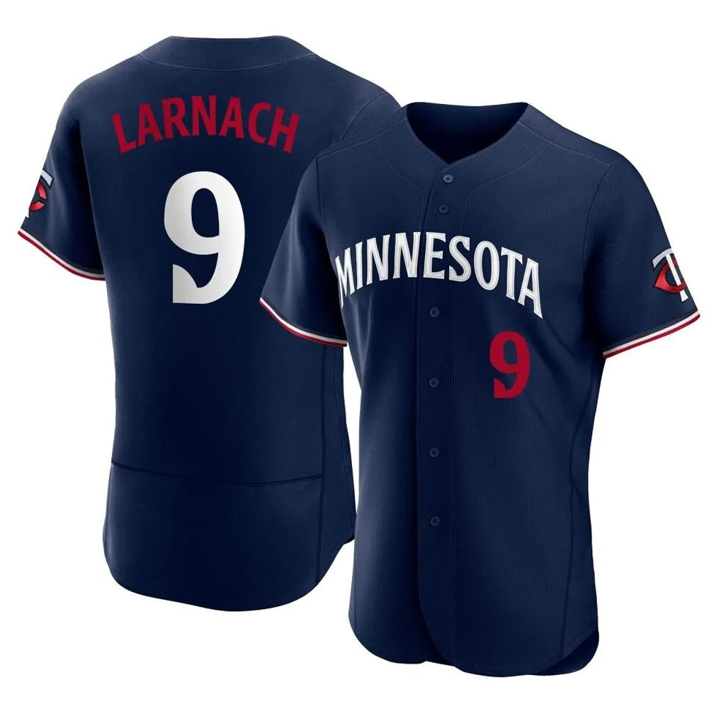 Elroe M.Twins #9 Trevor Larnach Player Navy Replica Home Limited Elite Stitched Jerseys