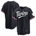 Elroe Minnesota Twins Blank Player Navy Home Game Stitched Jerseys