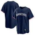 Elroe Minnesota Twins Blank Player Navy Replica Alternate Home Stitched Jerseys