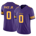 Elroe MN.Vikings #0 Ivan Pace Jr. Player Purple Limited Alternate Vapor F.U.S.E. Home Game Stitched Jerseys